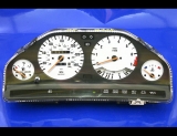 1984-1991 E30 BMW 3 Series M3 325 325e 325i White Face Gauges